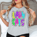 Lady Cats Neon Dot Team Spirit PNG Digital Download