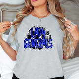 Lady Generals Checkered PNG Digital Download