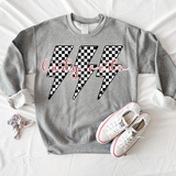 Lady Reds Retro Bolt Black & White Checker Teams Digital Download