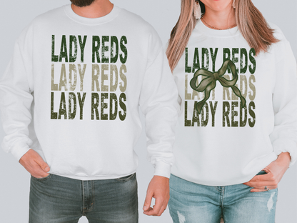 Lady Reds Repeat Camo Green Bow Digital Download