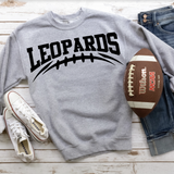 Leopards Black Football Arched Digital Download