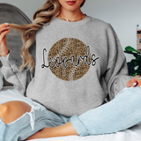 Leopards Leopard Baseball Black & White Digital Download