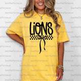 Lions Simple Bow PNG Digital Download