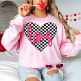 Lions Valentine Checker Heart Digital Download