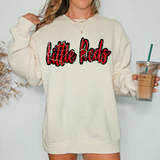 Little Reds Crackle Cursive Teams Digital Download