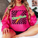 Little Reds Checker Neon Bolt Digital Download