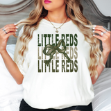 Little Reds Repeat Camo Green Bow Digital Download
