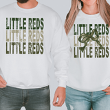 Little Reds Repeat Camo Green Bow Digital Download