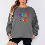 Back To School Multi Color Lunch Lady PNG Digital Download