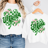 Coquette Mama Mini Checker Shamrock Digital Download