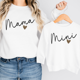 Mama Mini Leopard Heart Digital Download