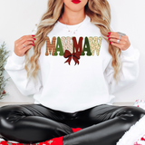 Mawmaw Christmas Bow Doodle Digital Download