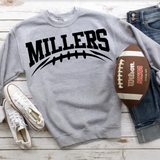 Millers Black Football Arched Digital Download