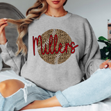 Millers Leopard Baseball Red & Black Digital Download