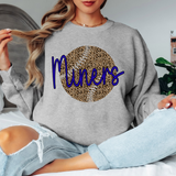 Miners Leopard Baseball Royal Blue & Black Digital Download