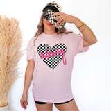 Mommy Retro Checker Heart Family Names Digital Download