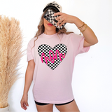 Mom Retro Checker Heart Family Names Digital Download