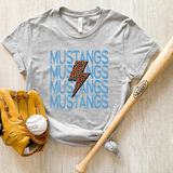 Mustangs Baseball Bolt Digital Download