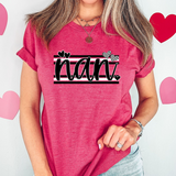 Nan Black & White Hearts Digital Download