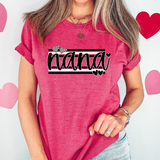 Nana Black & White Hearts Digital Download