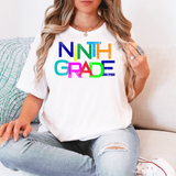 Ninth Grade Funky Back to School Digital Download