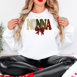 Nonna Christmas Bow Doodle Digital Download