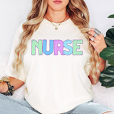 Nurse Bookworm Back to School Pastel Colors Digital Download