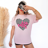 Nurse Retro Checker Heart Occupations Digital Download