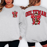 Ooltewah Red Football Arched Team Bow Digital Download