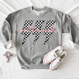 Ooltewah Retro Bolt Black & White Checker Teams Digital Download