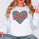 Ooltewah Retro Checker Heart Digital Download