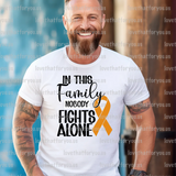 Orange Ribbon In this Family No One Fights Alone Digital Download