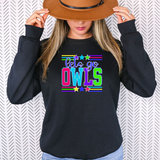 Owls Lets Go Multi Color Digital Download
