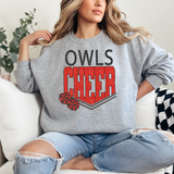 Owls Cheer Glitter Digital Download