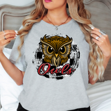 Owls Checkered Background PNG Digital Download