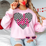 Owls Valentine Checker Heart Digital Download