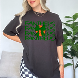 Panthers Basketball Bow Team Repeat Green Digital Download