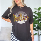 Panthers Purple/Yellow Baseball Halftone Digital Download
