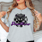 Panthers Checkered Background PNG Digital Download