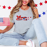 Patriotic TN Stars Stripes Glitter Blue Bow Digital Download