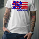 Washington Patriotic Flag Plain Digital Download