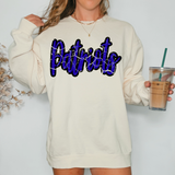 Patriots Crackle Cursive Teams Digital Download