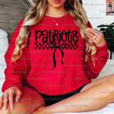 Patriots Simple Bow PNG Digital Download