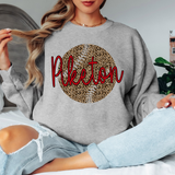 Piketon Leopard Baseball Red & Black Digital Download