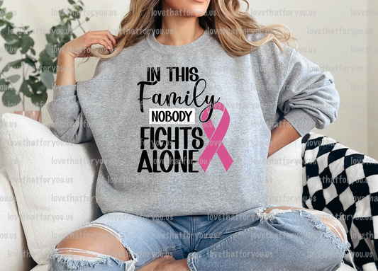Pink Ribbon In this Family No One Fights Alone Digital Download