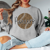 Pioneers Leopard Baseball Black & White Digital Download