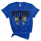 Potters Coquette Checker Bow Digital Download