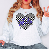 Potters Retro Checker Heart Digital Download