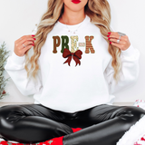 Pre-K Christmas Bow Doodle Digital Download