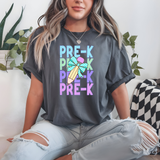 Pre-K Bookworm Repeat Checker Pencil Digital Download